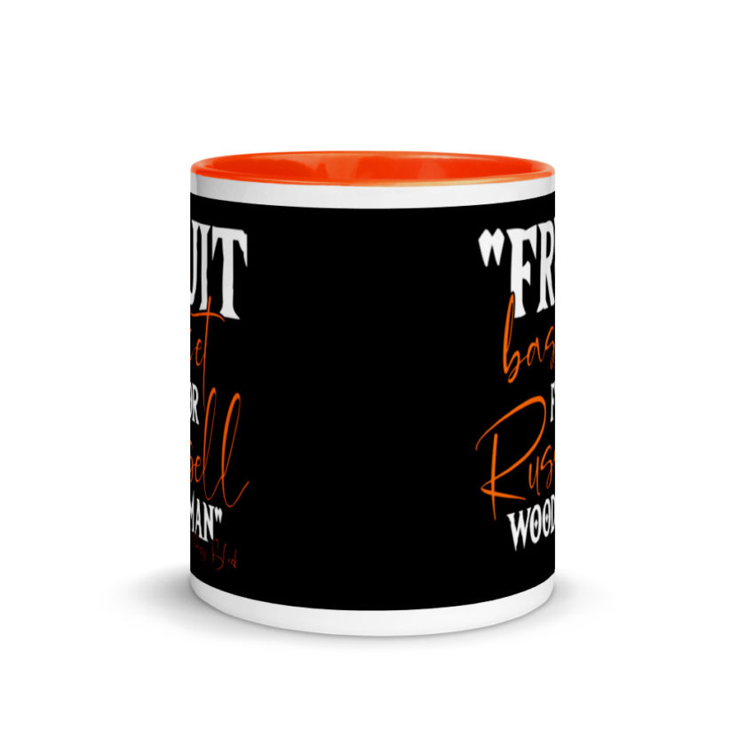 Fruit basket for Russell woodman Mug with Color Inside - Image 8