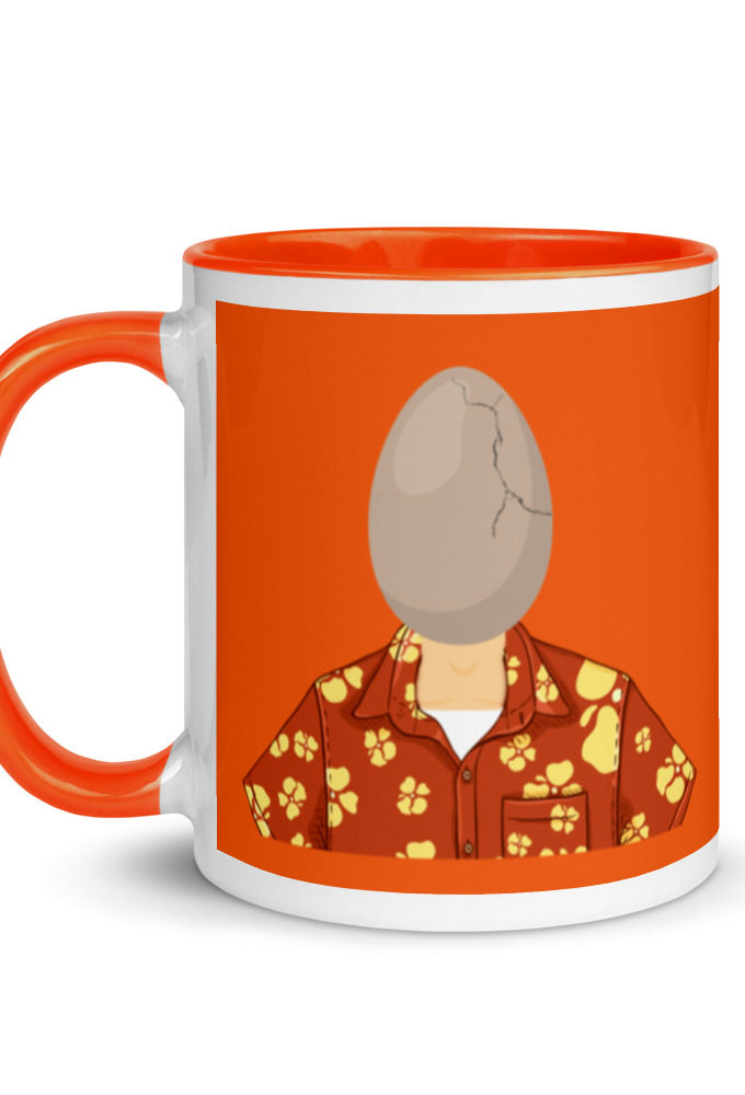 Egg head from 50 firsts dates Mug with Color Inside