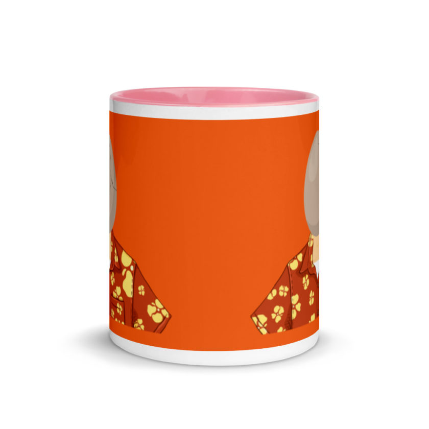 Egg head from 50 firsts dates Mug with Color Inside - Image 14