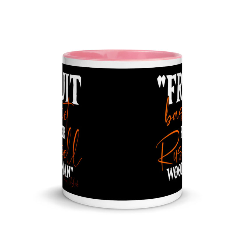 Fruit basket for Russell woodman Mug with Color Inside - Image 14