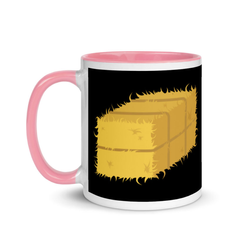 Hay! Bale of hay Mug with Color Inside - Image 15