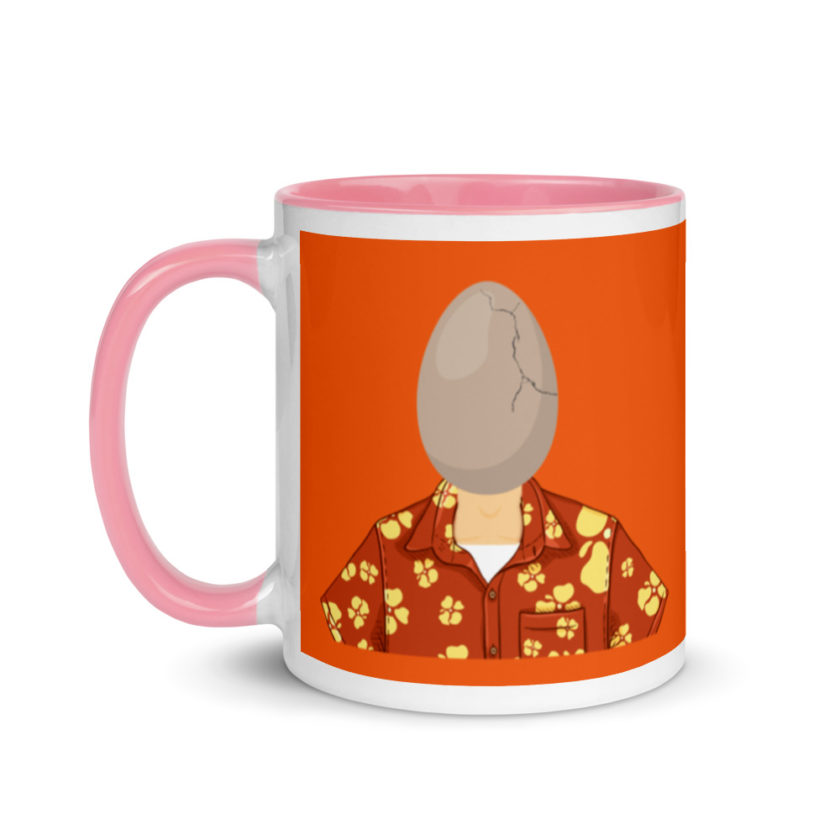Egg head from 50 firsts dates Mug with Color Inside - Image 15