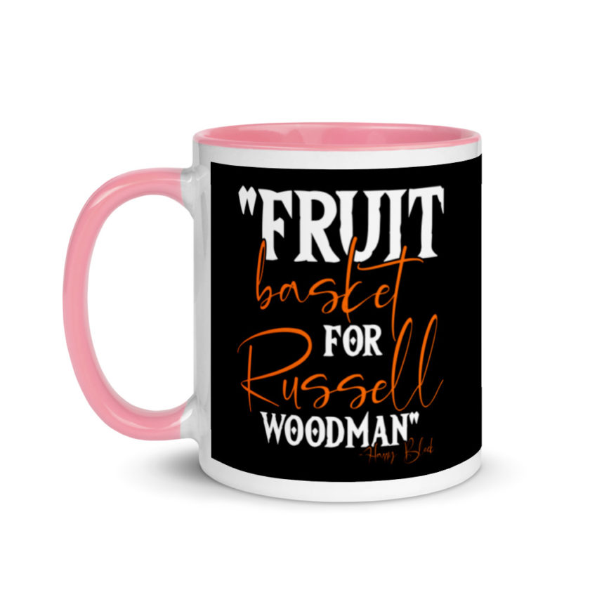 Fruit basket for Russell woodman Mug with Color Inside - Image 15