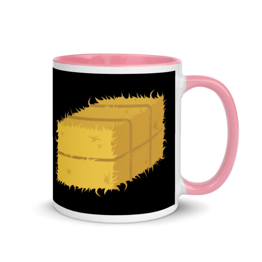 Hay! Bale of hay Mug with Color Inside - Image 13
