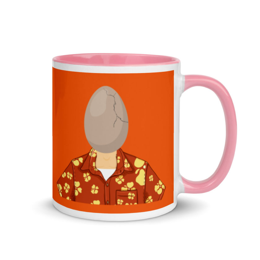 Egg head from 50 firsts dates Mug with Color Inside - Image 13