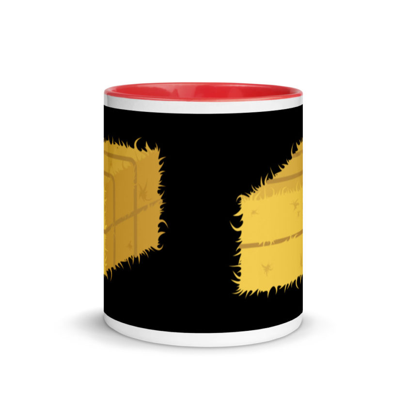 Hay! Bale of hay Mug with Color Inside - Image 5
