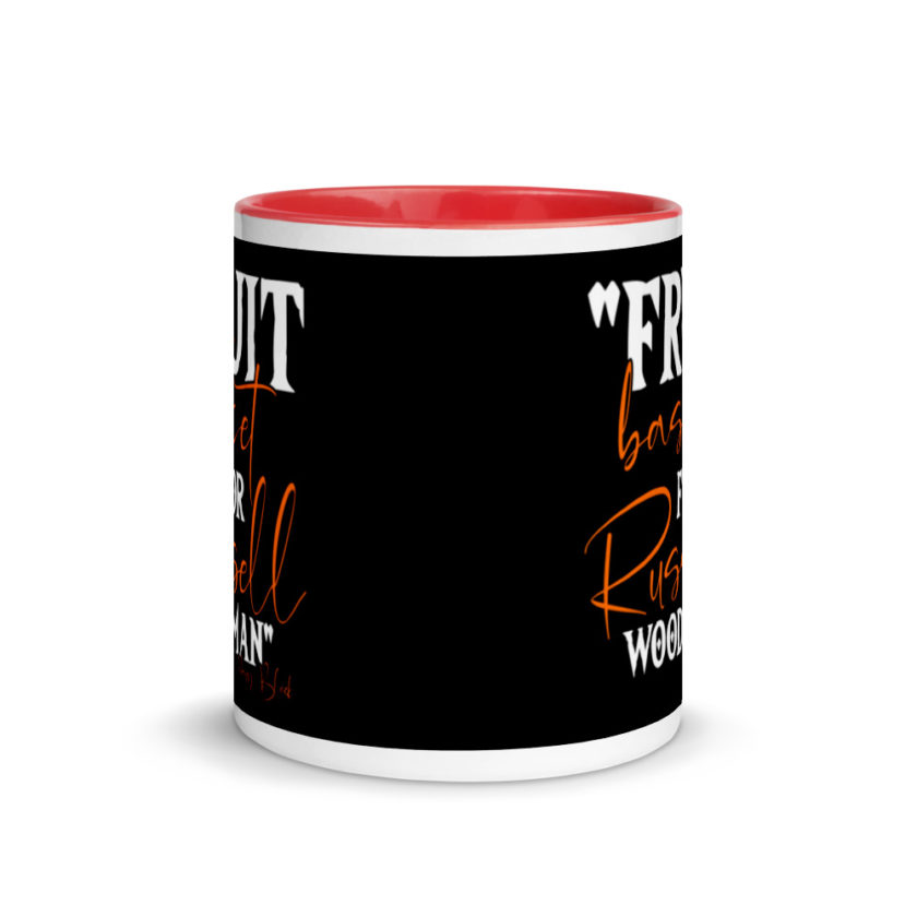 Fruit basket for Russell woodman Mug with Color Inside - Image 5