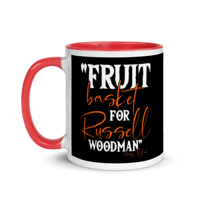 Fruit basket for Russell woodman Mug with Color Inside - Image 6