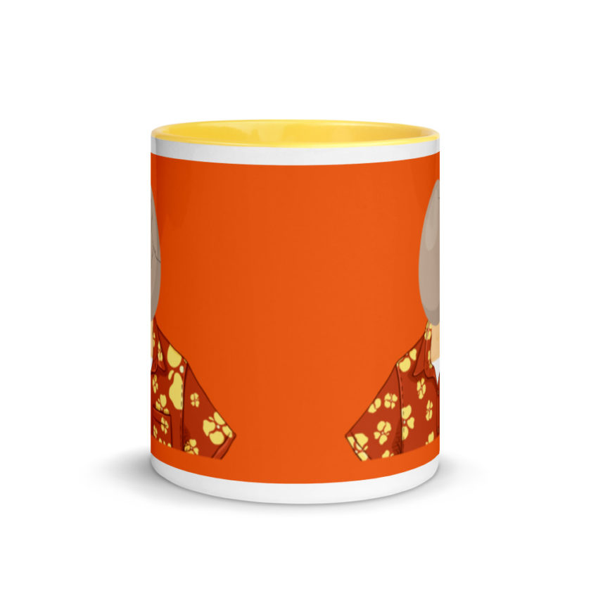 Egg head from 50 firsts dates Mug with Color Inside - Image 17