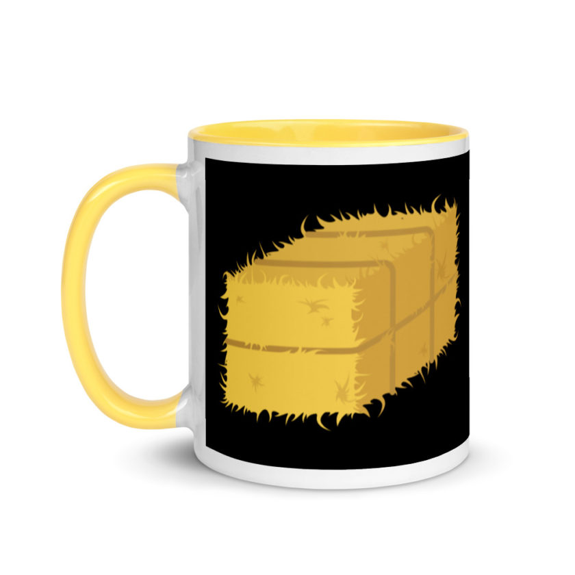 Hay! Bale of hay Mug with Color Inside - Image 18