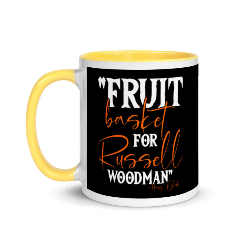Fruit basket for Russell woodman Mug with Color Inside - Image 18