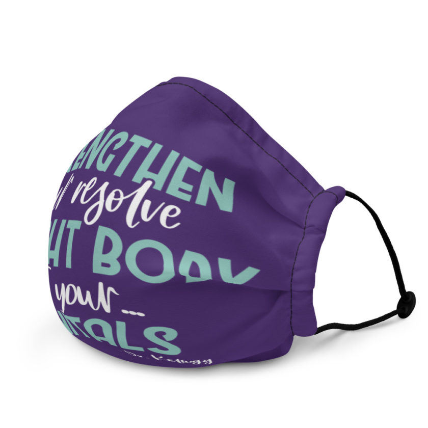 Strengthen your resolve Mr. light body, not your...genitals. Premium face mask - Image 4