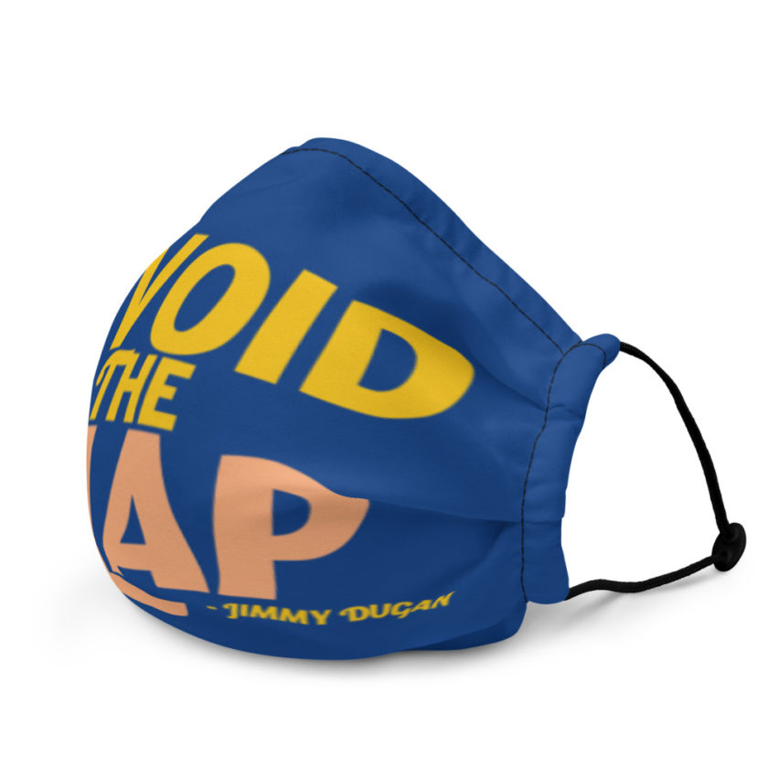 Avoid the clap. Jimmy Dugan  Premium face mask - Image 4