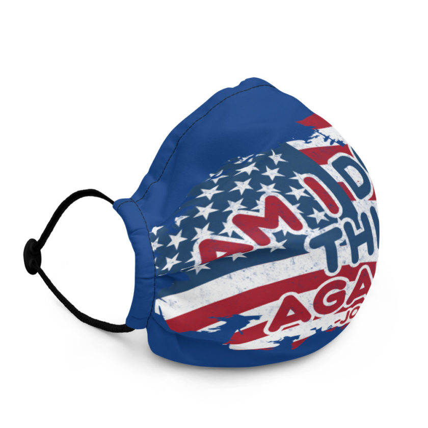 Am I Doing This Again? Joe Biden Premium face mask - Image 3