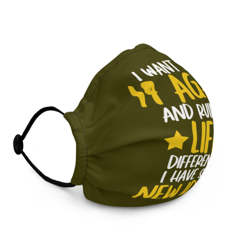 I want to be 14 again and ruin my life differently, I have some new ideas!. Premium face mask - Image 2