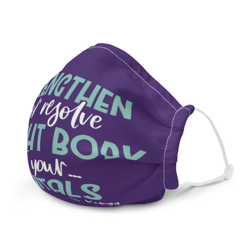 Strengthen your resolve Mr. light body, not your...genitals. Premium face mask - Image 6