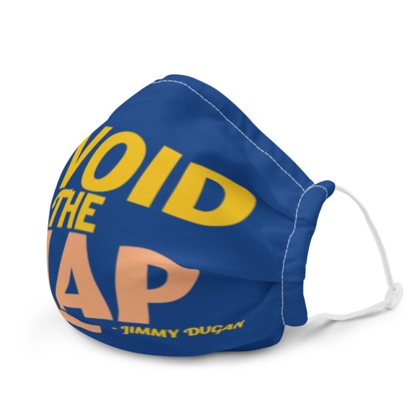 Avoid the clap. Jimmy Dugan  Premium face mask - Image 6