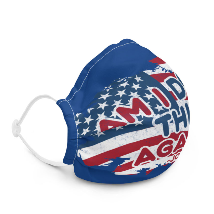 Am I Doing This Again? Joe Biden Premium face mask - Image 5