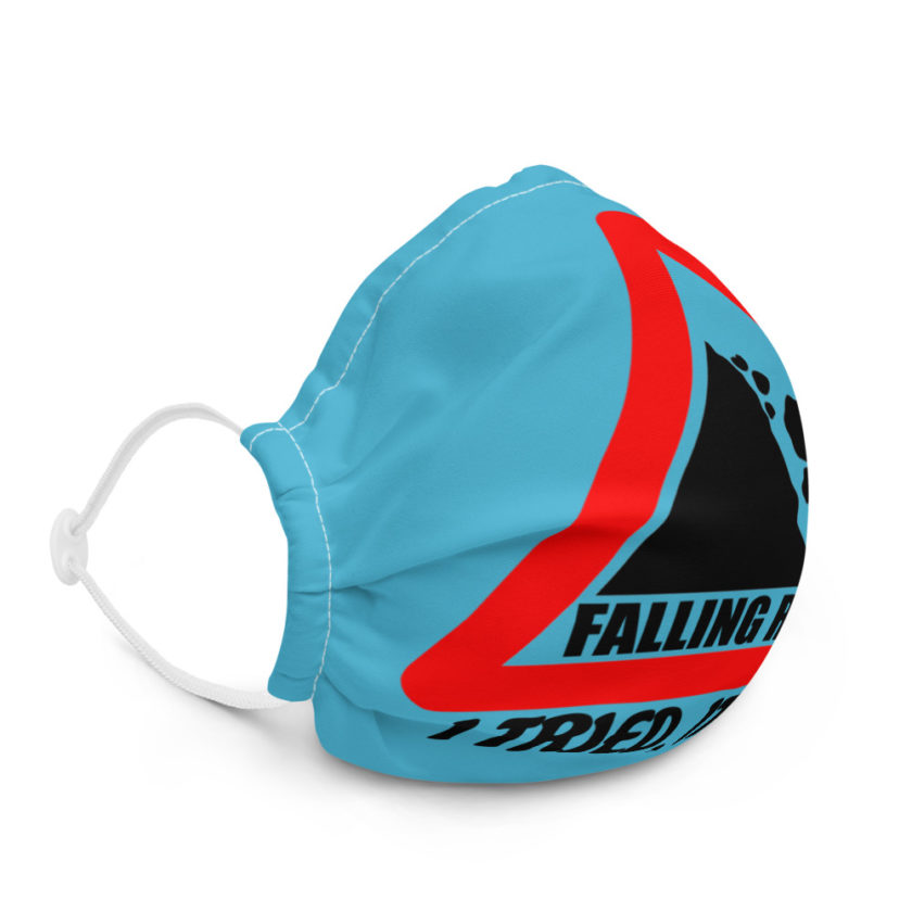 I saw a sign that said "Falling Rocks" I tried, it didn't.  Premium face mask - Image 5