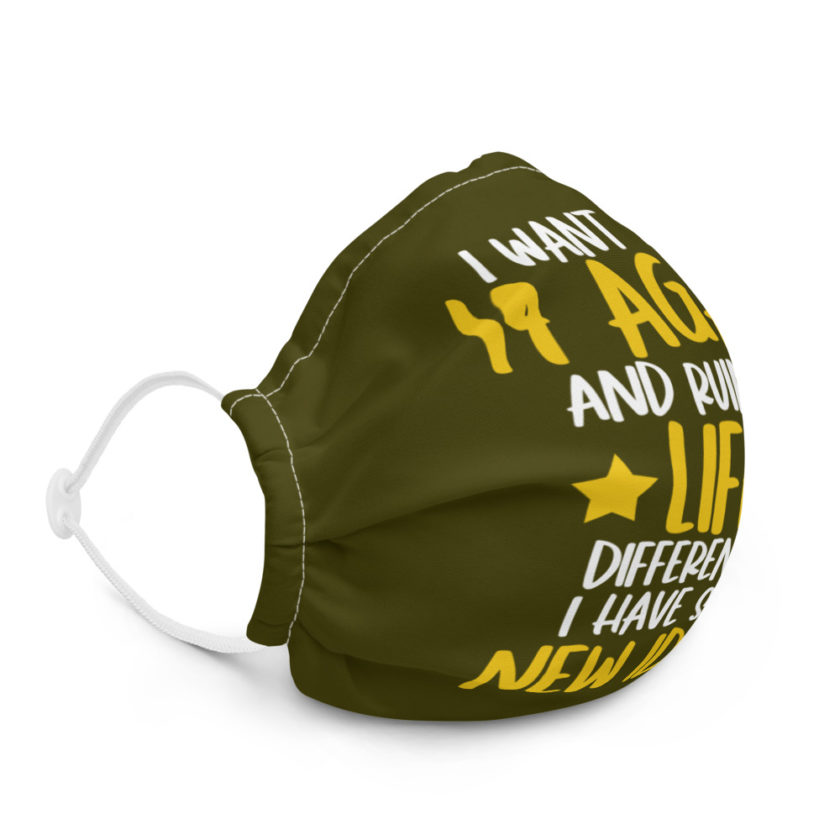 I want to be 14 again and ruin my life differently, I have some new ideas!. Premium face mask - Image 5