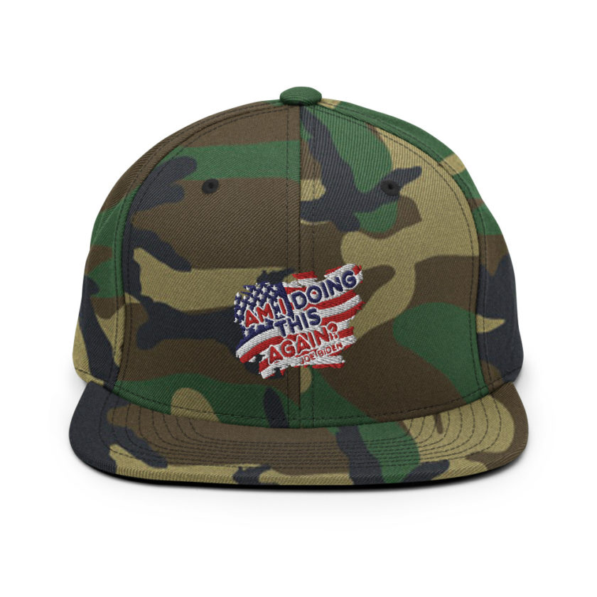 Am I Doing This Again? Joe Biden  Snapback Hat - Image 14