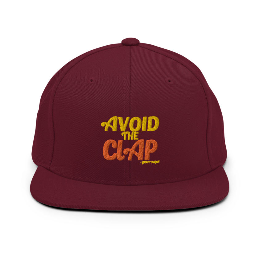 Avoid the clap. Jimmy Dugan  Snapback Hat - Image 7