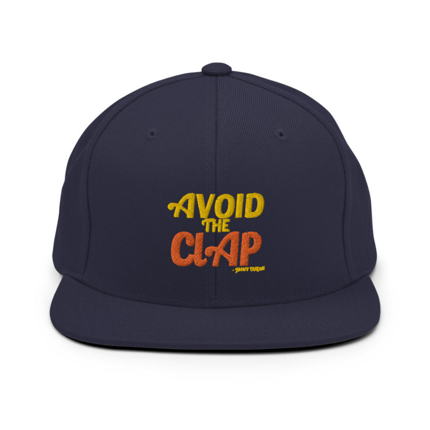 Avoid the clap. Jimmy Dugan  Snapback Hat - Image 9