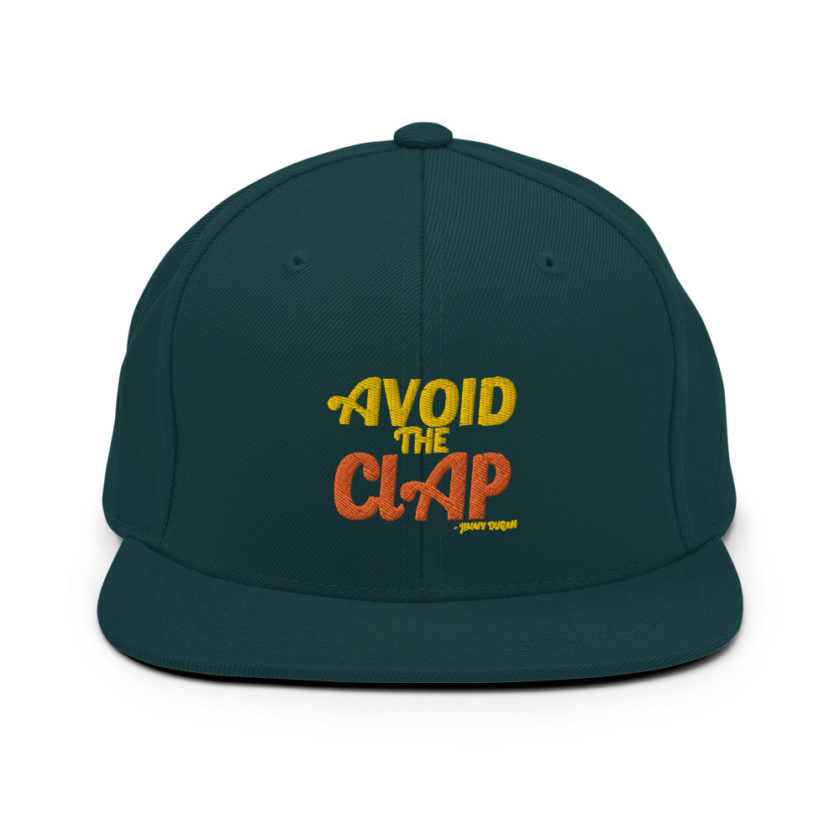 Avoid the clap. Jimmy Dugan  Snapback Hat - Image 11