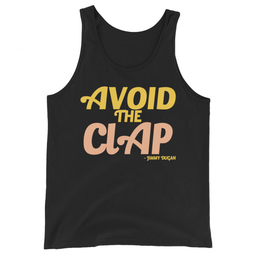 Avoid the clap. Jimmy Dugan  Unisex Tank Top - Image 2