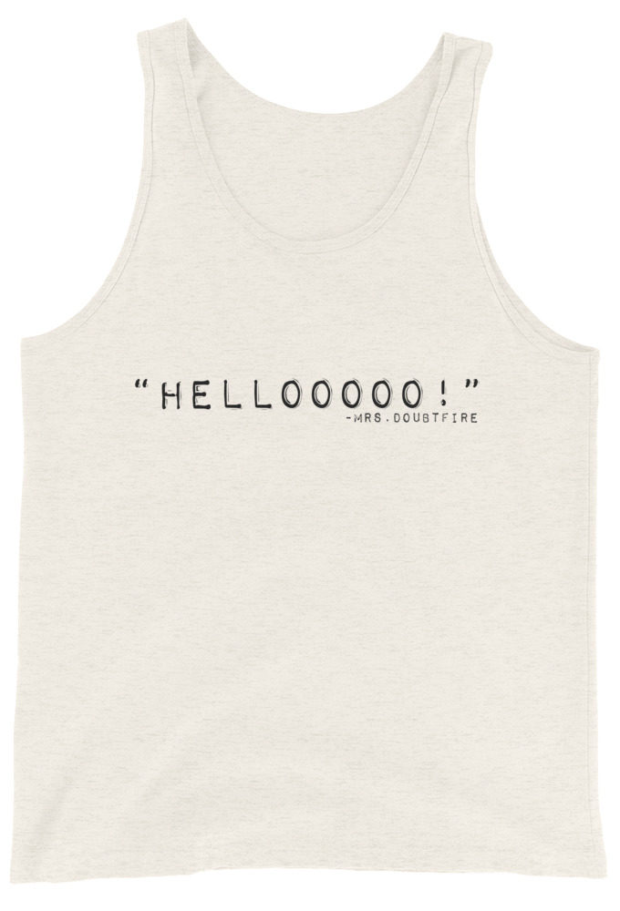 Hellooooooo  Unisex Tank Top