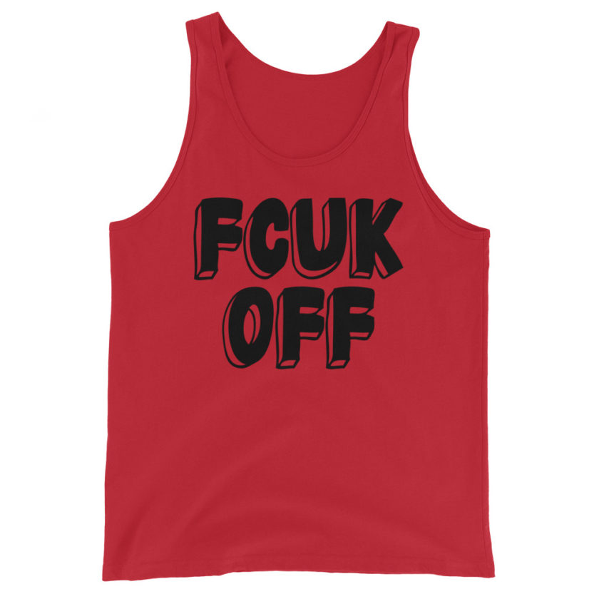 Fcuk Off Unisex Tank Top - Image 2