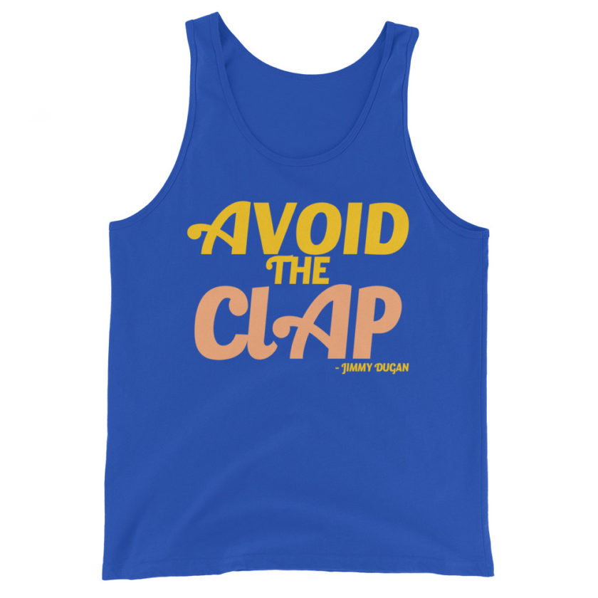 Avoid the clap. Jimmy Dugan  Unisex Tank Top - Image 5