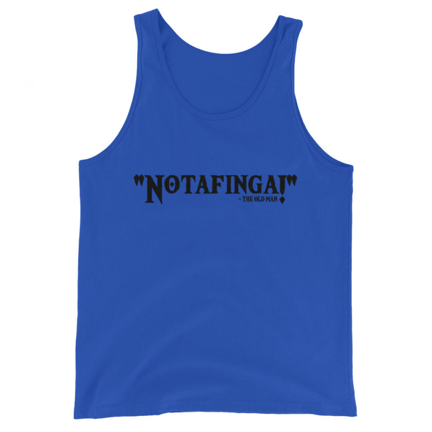Notafinga!  Unisex Tank Top