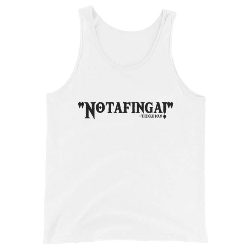 Notafinga!  Unisex Tank Top - Image 6