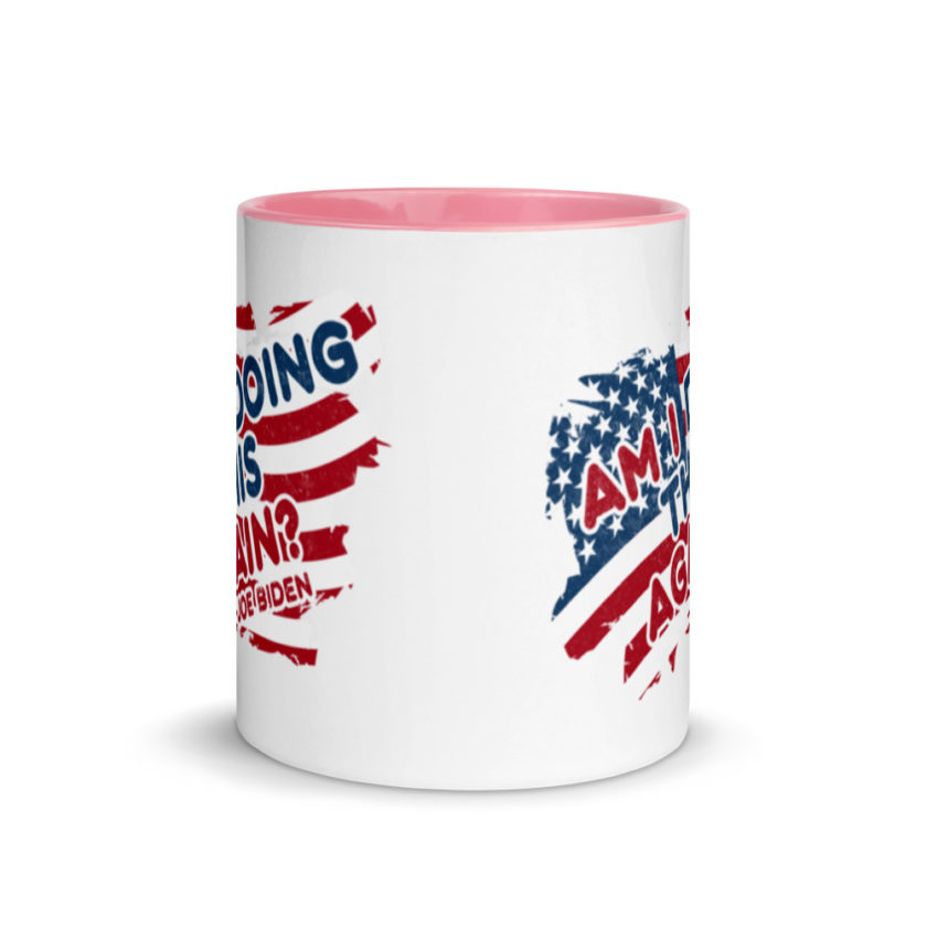Am I Doing This Again? Joe Biden  Mug with Color Inside - Image 14