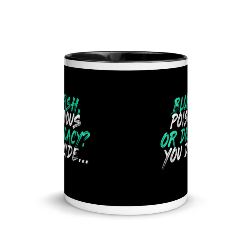 Blowfish, poisonous or delicacy…you decide. Mug with Color Inside - Image 3