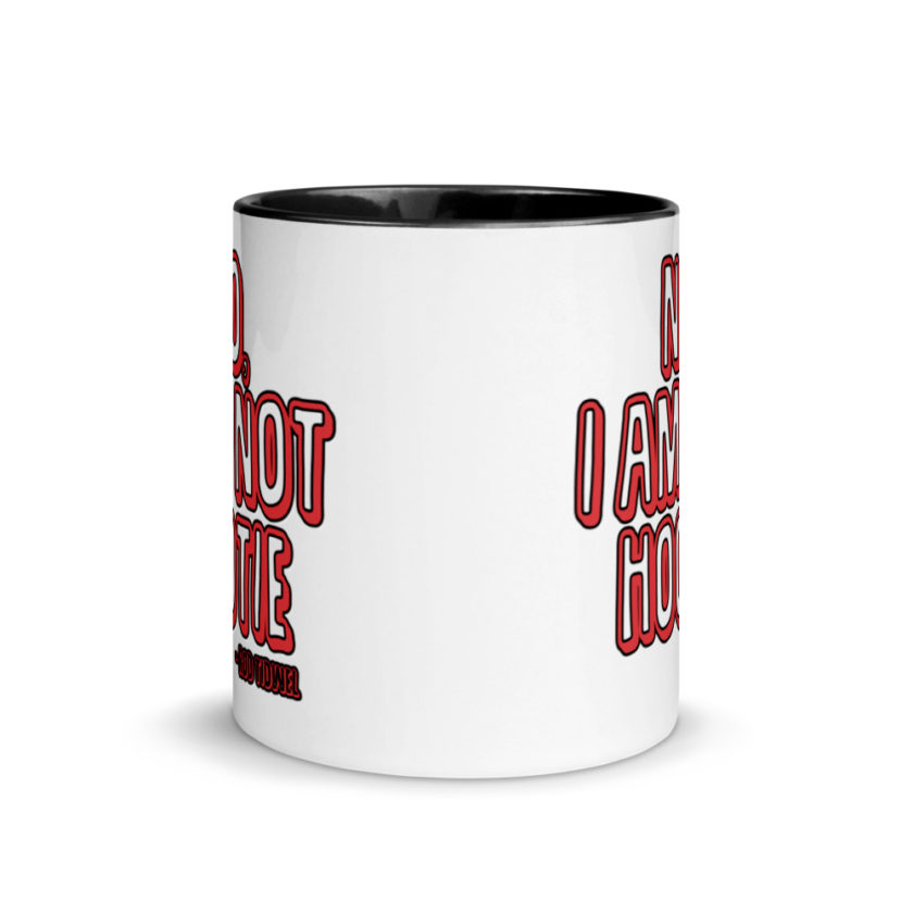 No I am not hootie. Mug with Color Inside - Image 3