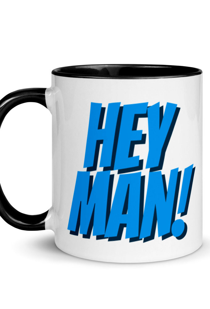 Hey Man! Joe Biden  Mug with Color Inside