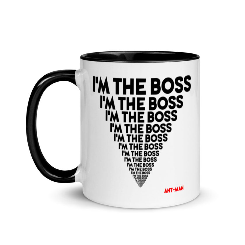 I'm the boss, I'm the boss I'm the boss... Ant-Man  Mug with Color Inside - Image 4
