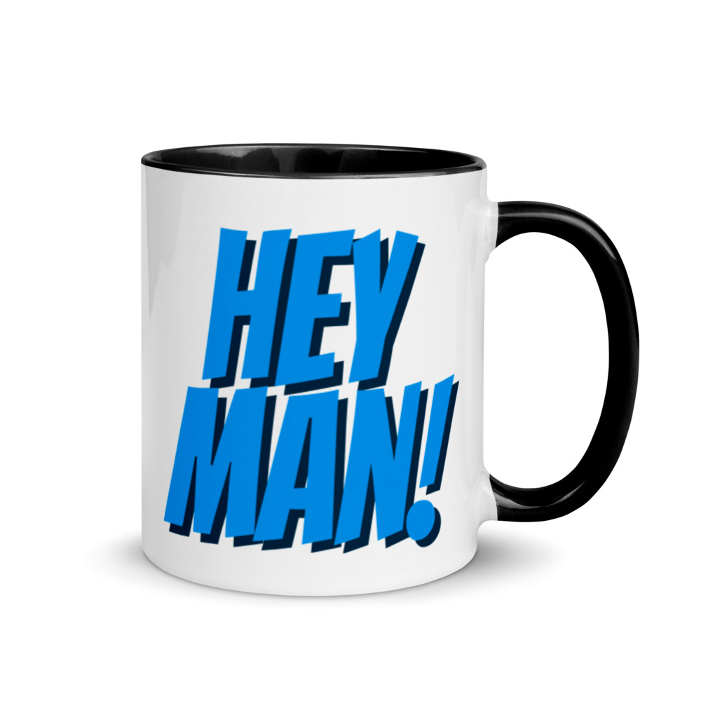 Hey Man! Joe Biden Mug with Color Inside - Image 2