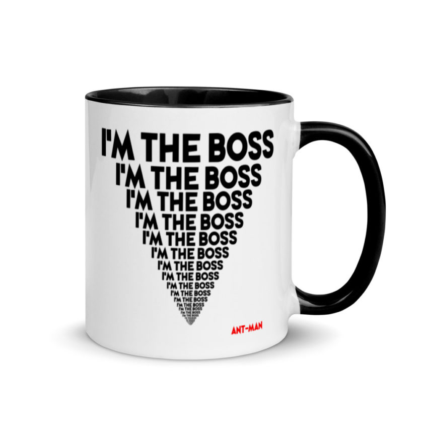 I'm the boss, I'm the boss I'm the boss... Ant-Man  Mug with Color Inside - Image 2