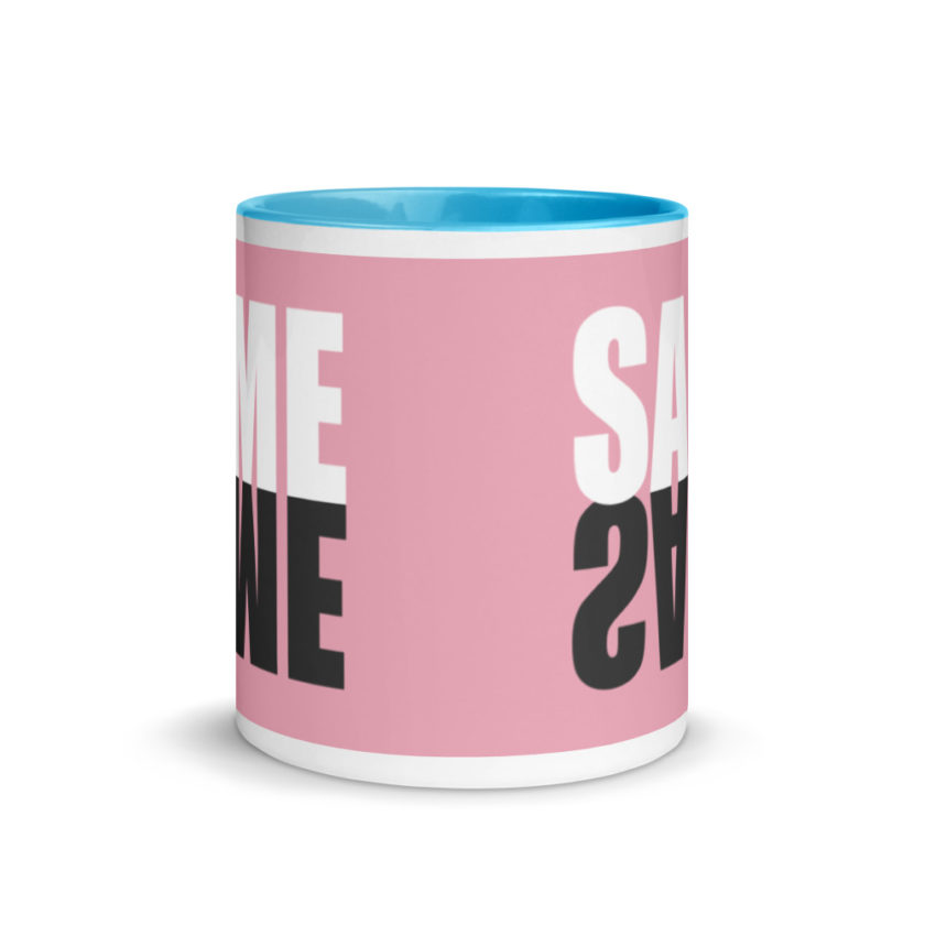 "Same same..."  Mug with Color Inside - Image 12