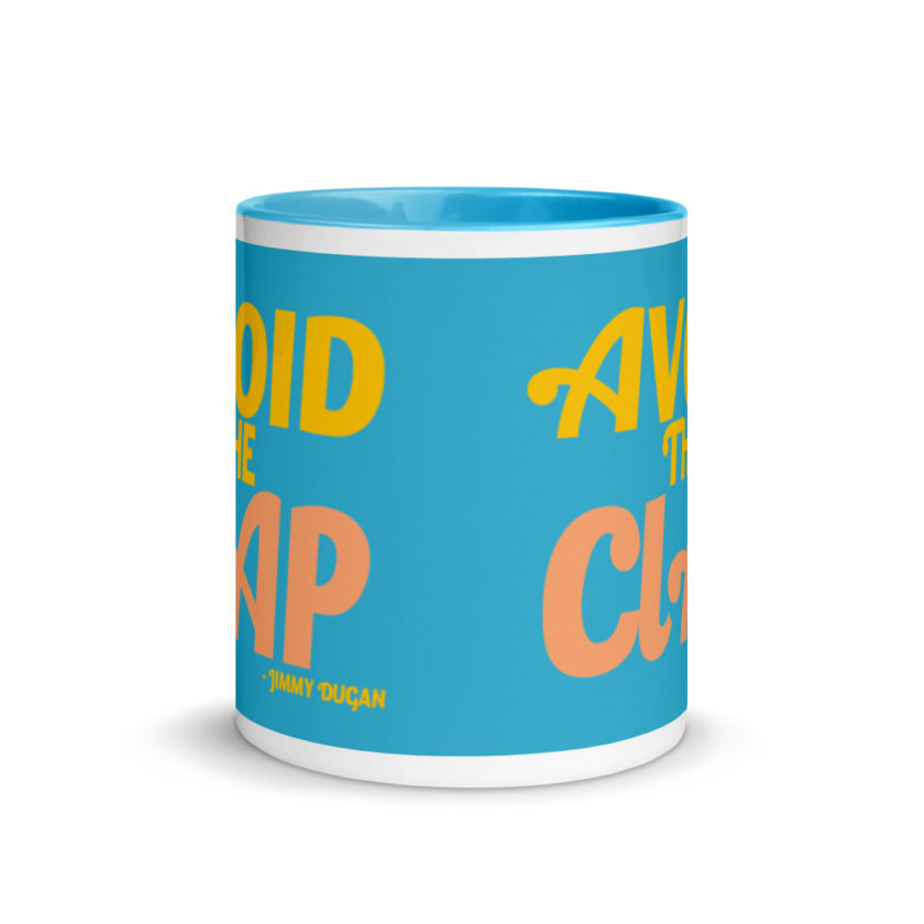 Avoid the clap. Jimmy Dugan  Mug with Color Inside - Image 12