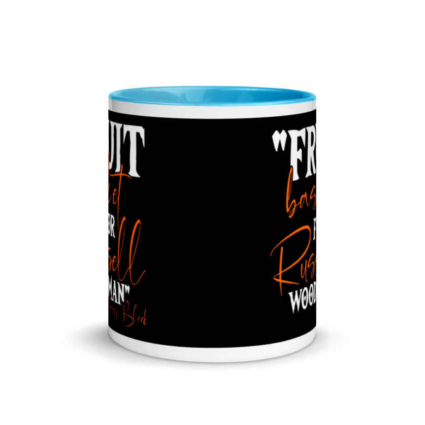 Fruit basket for Russell woodman  Mug with Color Inside - Image 11