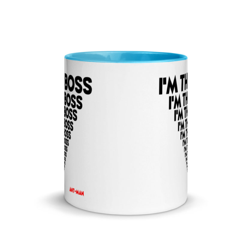 I'm the boss, I'm the boss I'm the boss... Ant-Man  Mug with Color Inside - Image 11