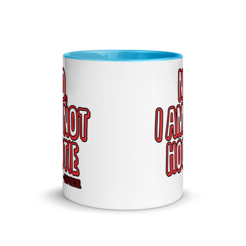 No I am not hootie. Mug with Color Inside - Image 11