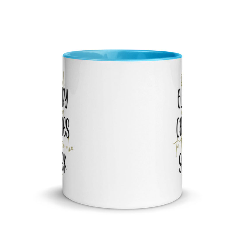 Real glory never comes to those who seek it  Mug with Color Inside - Image 11