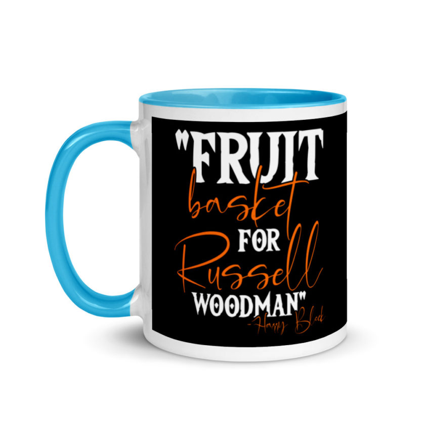 Fruit basket for Russell woodman  Mug with Color Inside - Image 12
