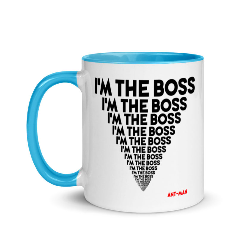 I'm the boss, I'm the boss I'm the boss... Ant-Man  Mug with Color Inside - Image 12