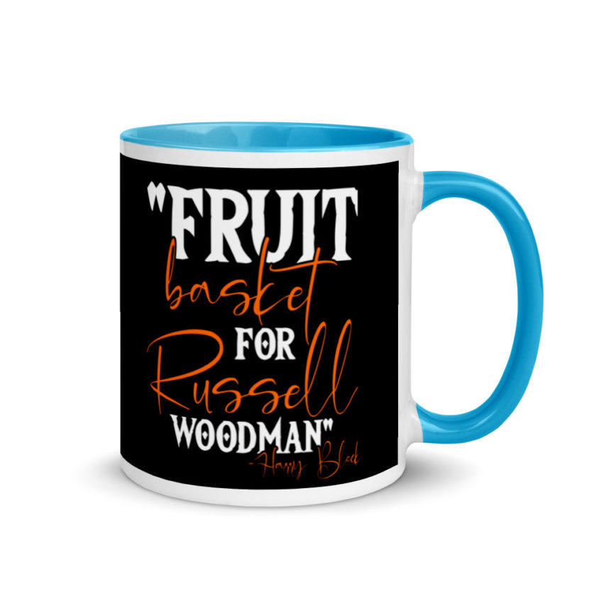 Fruit basket for Russell woodman  Mug with Color Inside - Image 10